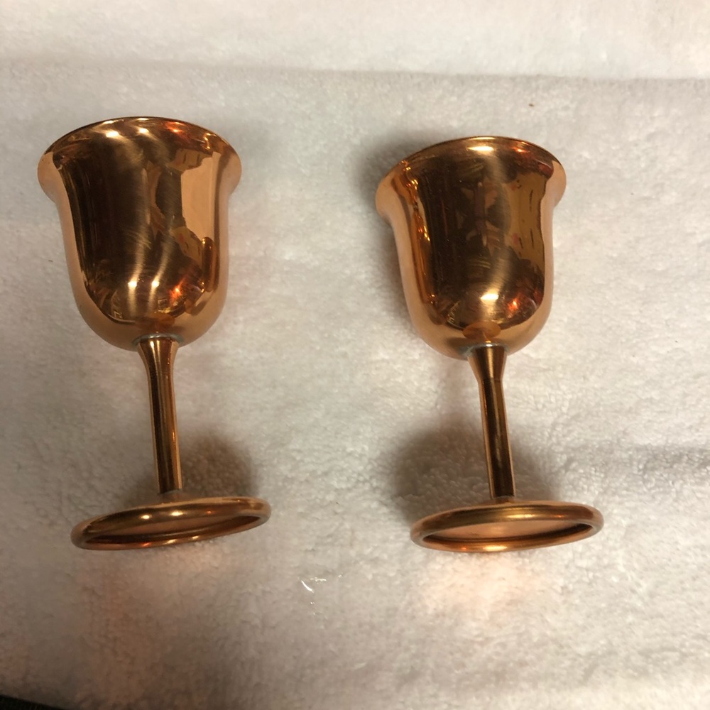 Vintage 2 Copper Craft Guild Cordials 1970